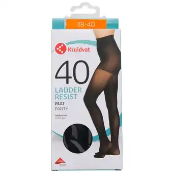 Kruidvat Kruidvat Ladder Resist 40 Den Panty aanbieding