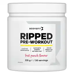 Kruidvat Body & Fit Fruit Punch Ripped Pre-Workout aanbieding