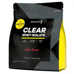 Kruidvat Body & Fit Clear Whey Isolate Cherry Poeder aanbieding