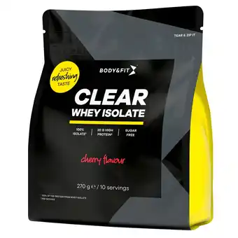 Kruidvat Body & Fit Clear Whey Isolate Cherry Poeder aanbieding