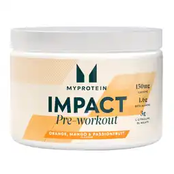 Kruidvat Myprotein Impact Orange Mango & Passionfruit Pre-Workout aanbieding