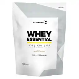 Kruidvat Body & Fit Whey Essential Vanilla Eiwitshake aanbieding