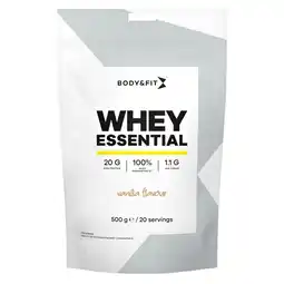 Kruidvat Body & Fit Vanilla Flavour Whey Essential Eiwitpoeder aanbieding