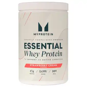 Kruidvat Myprotein Essential Strawberry Cream Whey Protein aanbieding