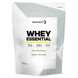 Kruidvat Body & Fit Whey Essential Chocolate Eiwitshake aanbieding