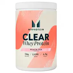 Kruidvat Myprotein Clear Peach Tea Whey Protein aanbieding