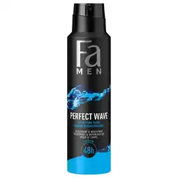 Kruidvat Fa Men Perfect Wave Deodorant & Bodyspray aanbieding