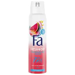 Kruidvat Fa Fiji Dream Antitranspirant Spray aanbieding