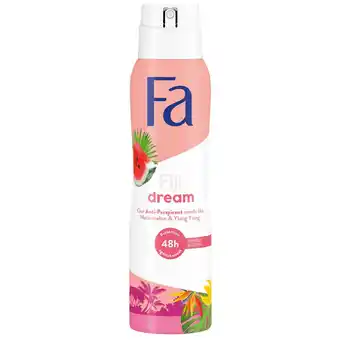 Kruidvat Fa Fiji Dream Antitranspirant Spray aanbieding