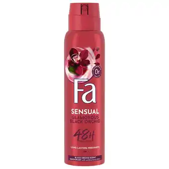 Kruidvat Fa Sensual Glamorous Black Orchid Deodorant Spray aanbieding