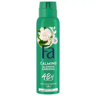 Kruidvat Fa Calming Glowing Gardenia 48h Deodorant aanbieding