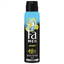 Kruidvat Fa Men Sport Deodorant & Bodyspray aanbieding