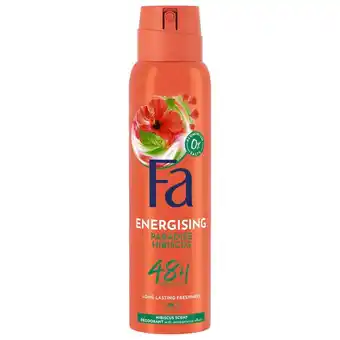 Kruidvat Fa Energising Paradise Hibiscus Deodorant Spray aanbieding