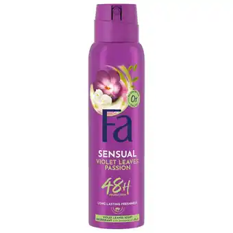 Kruidvat Fa Violet Leaves Passion Deodorant Spray aanbieding
