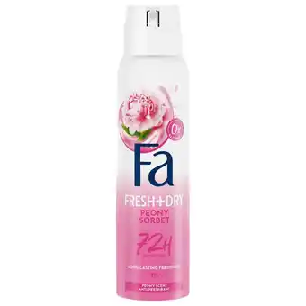 Kruidvat Fa Peony Sorbet Antitranspirant Spray aanbieding