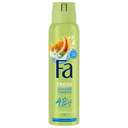 Kruidvat Fa Orange Sunrise Deodorant Spray aanbieding