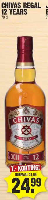 Super Dirck 3 Chivas Regal 12 years aanbieding