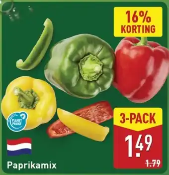 ALDI Paprikamix aanbieding