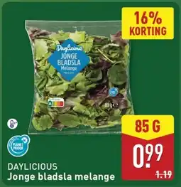 ALDI Daylicious Jonge bladsla melange aanbieding