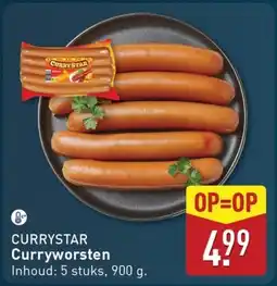 ALDI Currystar Curryworsten aanbieding