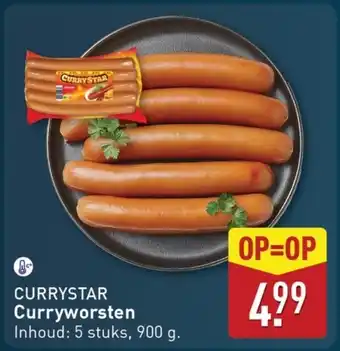 ALDI Currystar Curryworsten aanbieding