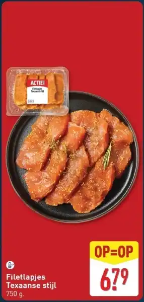 ALDI Filetlapjes Texaanse stijl aanbieding