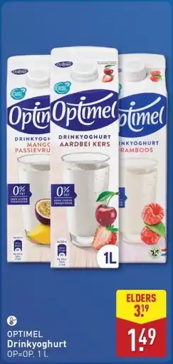 ALDI Optimel Drinkyoghurt aanbieding