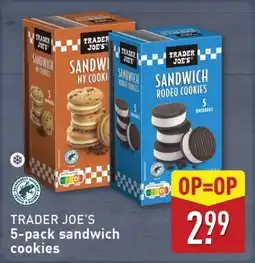 ALDI Trader joe's 5-pack sandwich cookies aanbieding