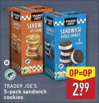 ALDI Trader joe's 5-pack sandwich cookies aanbieding