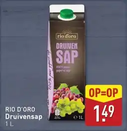ALDI Rio d'oro Druivensap aanbieding