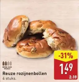 ALDI Reuze rozijnenbollen aanbieding
