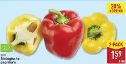 ALDI BIO Biologische paprika's aanbieding