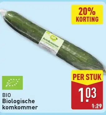 ALDI BIO Biologische komkommer aanbieding