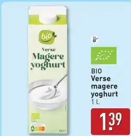 ALDI BIO Verse magere yoghurt aanbieding