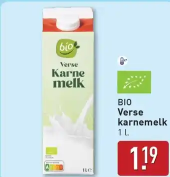 ALDI BIO Verse karnemelk aanbieding