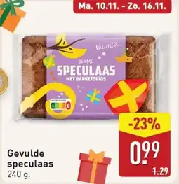 ALDI Gevulde speculaas aanbieding