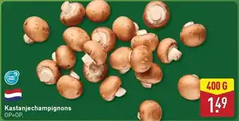 ALDI Kastanjechampignons aanbieding