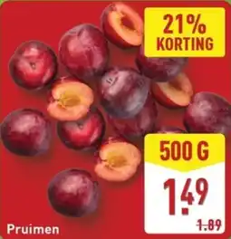 ALDI Pruimen aanbieding