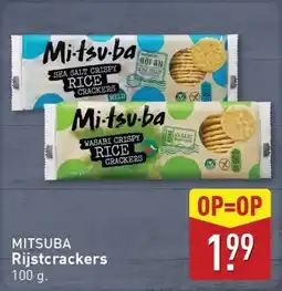 ALDI Mitsuba Rijstcrackers aanbieding