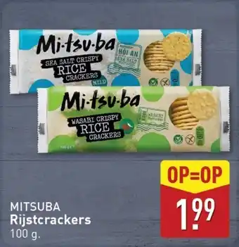 ALDI Mitsuba Rijstcrackers aanbieding