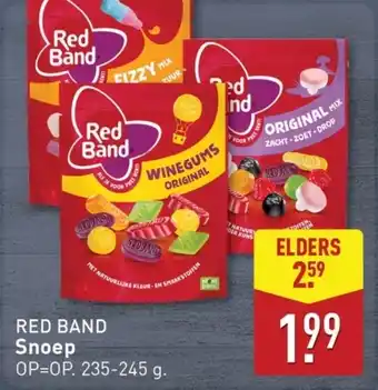 ALDI Red Band Snoep aanbieding