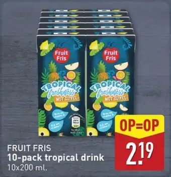 ALDI Fruit Fris tropical drink aanbieding