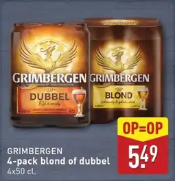 ALDI Grimbergen blond of dubbel aanbieding