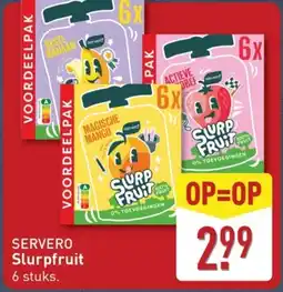 ALDI SERVERO Slurpfruit aanbieding