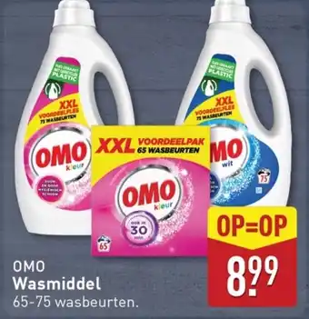 ALDI OMO Wasmiddel aanbieding