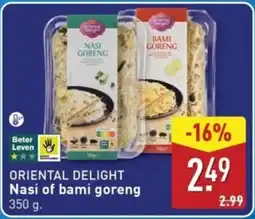 ALDI Oriental Delight Nasi of bami goreng aanbieding