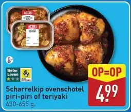 ALDI Scharrelkip ovenschotel piri-piri of teriyaki aanbieding
