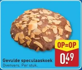 ALDI Gevulde Speculaaskoek aanbieding