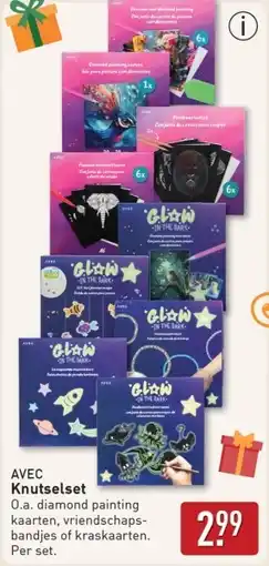 ALDI Avec Knutselset aanbieding