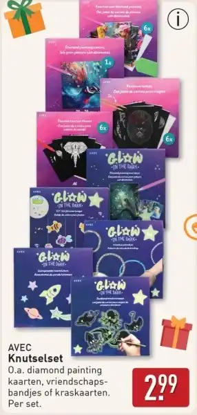 ALDI Avec Knutselset aanbieding